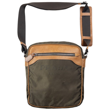 Vintage 2000s Prada Crossbody Bag | O/S, Brown