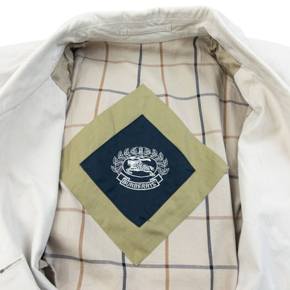 Vintage 90s Burberry Button Up Trench Jacket Womens Size XL | XL, Grey