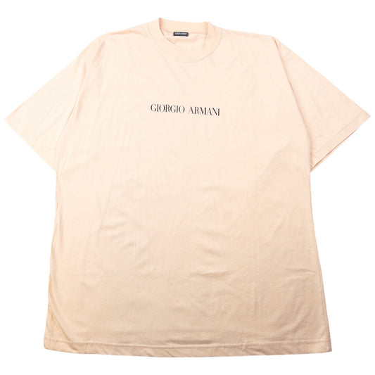 Vintage 80s Giorgio Armani T Shirt Size XL | XL, Beige