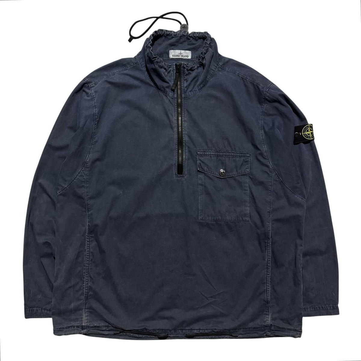 Stone Island Canvas Pullover Smock | XXL, Navy