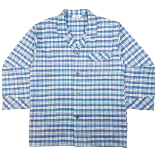 Vintage Celine Checkered Long Sleeve Button Up Shirt Size M