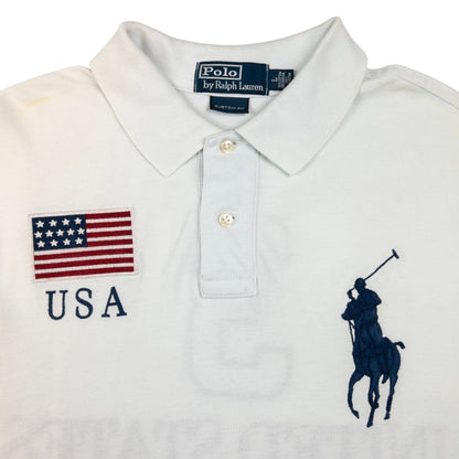Vintage Polo Ralph Lauren USA Polo Shirt Size L