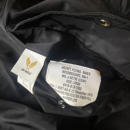Avirex MA1 Bomber Flight Jacket - M