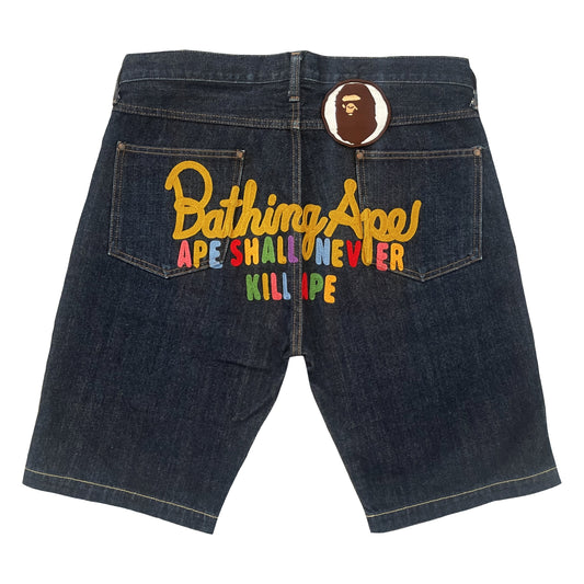 Bape Denim Shorts - W36"