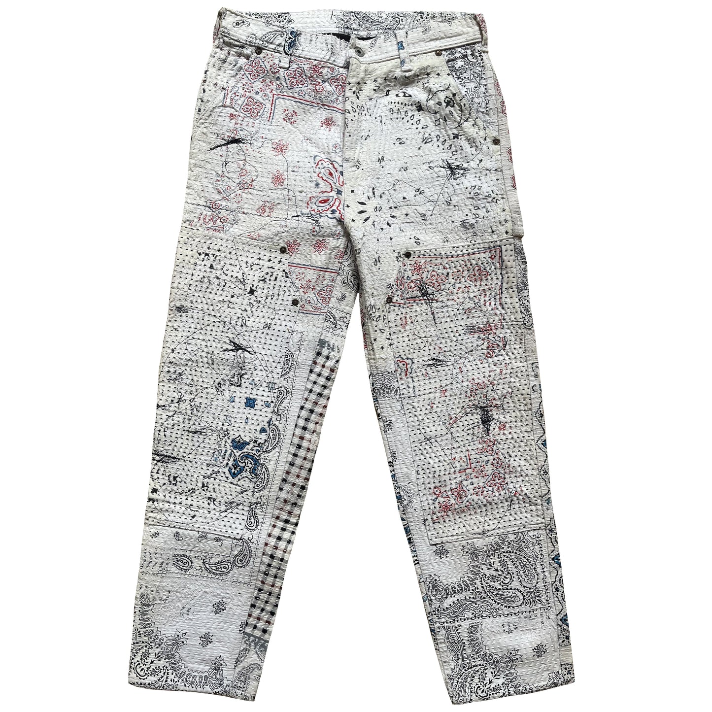 Boro Bandana Sashiko Distressed Jeans - W31"