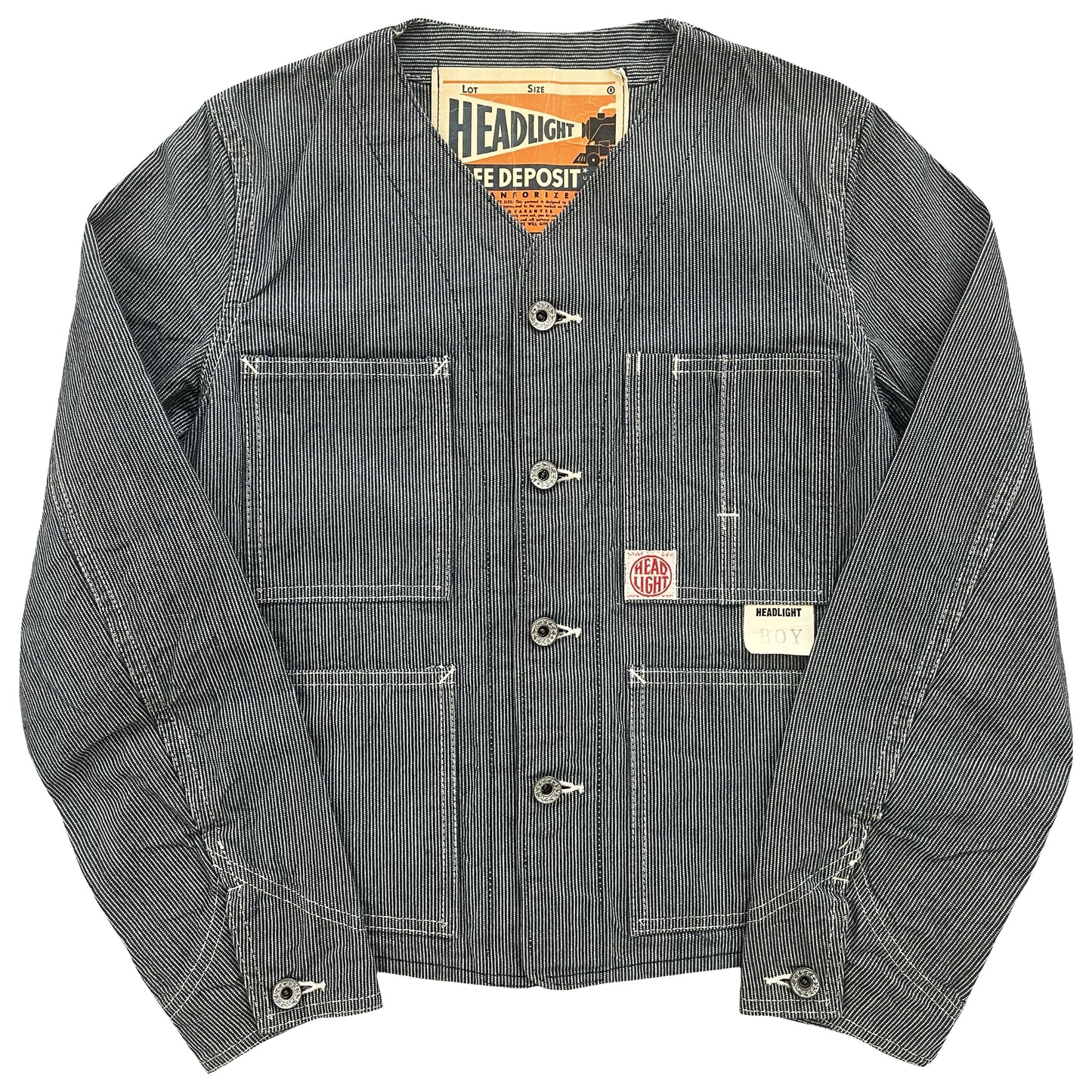 Headlight Pinstriped Worker Jacket - Known Source