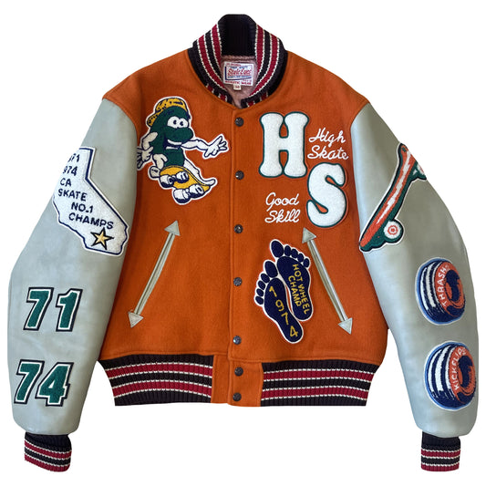 Style Eyes 'High Skate' Varsity Jacket - M