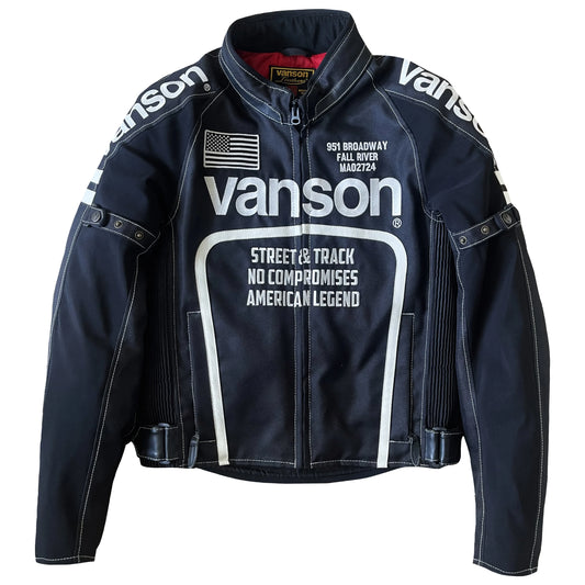 Vanson Leathers Motorcycle Mesh Racing Jacket - M