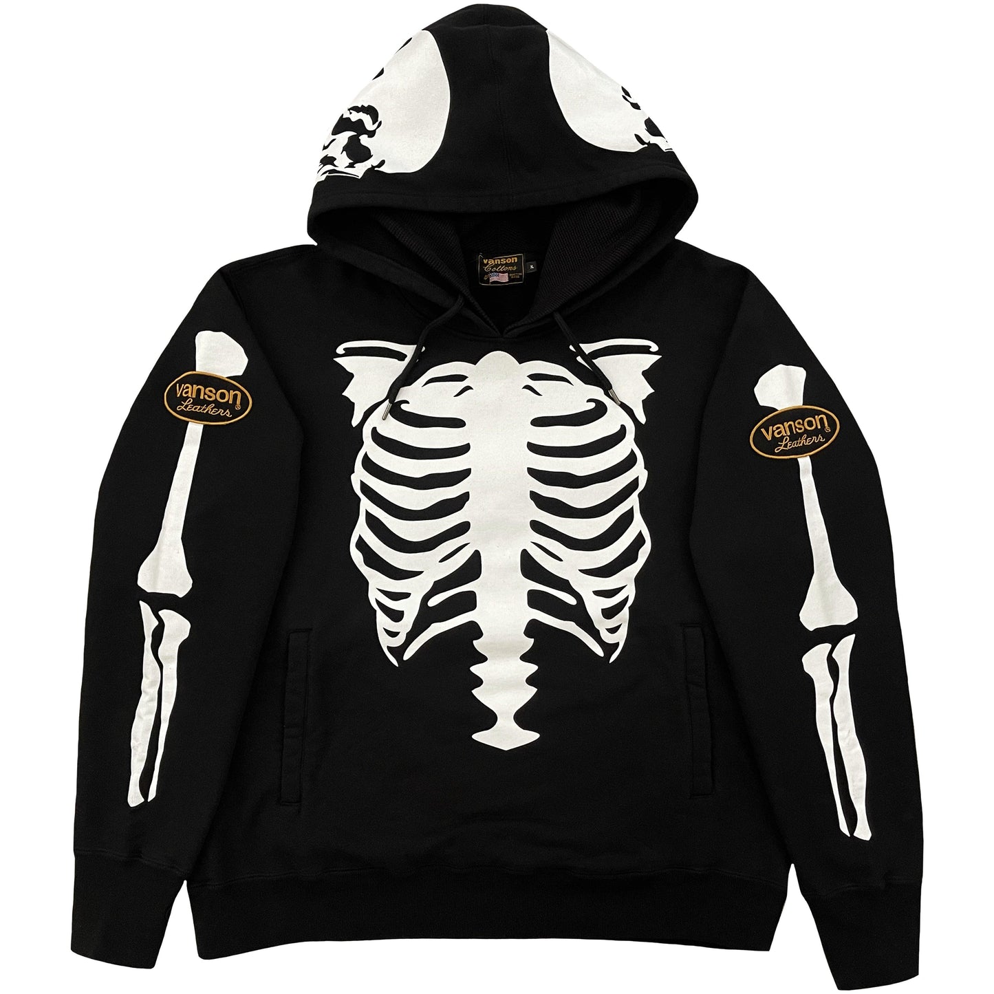 Vanson Leathers Skeleton Hoodie - Known Source