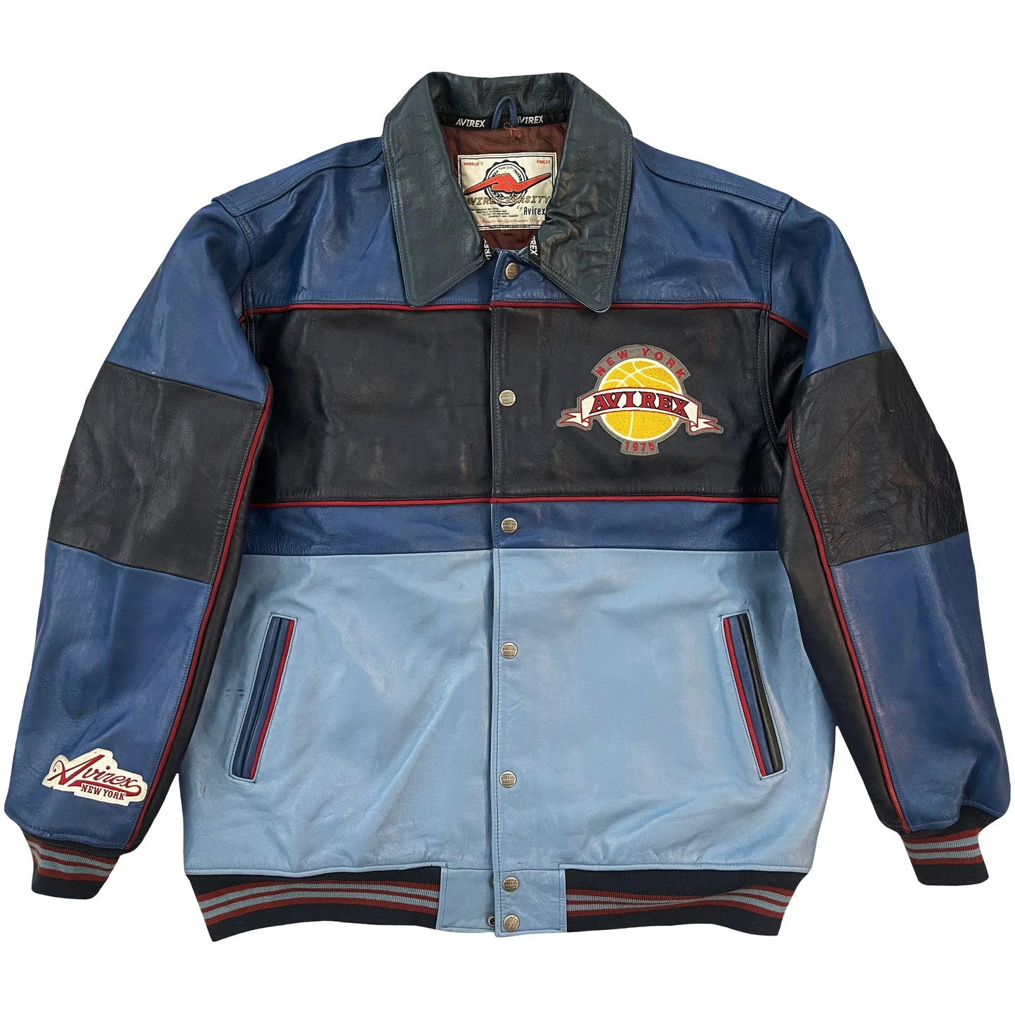 Avirex Leather Varsity Jacket - XXL