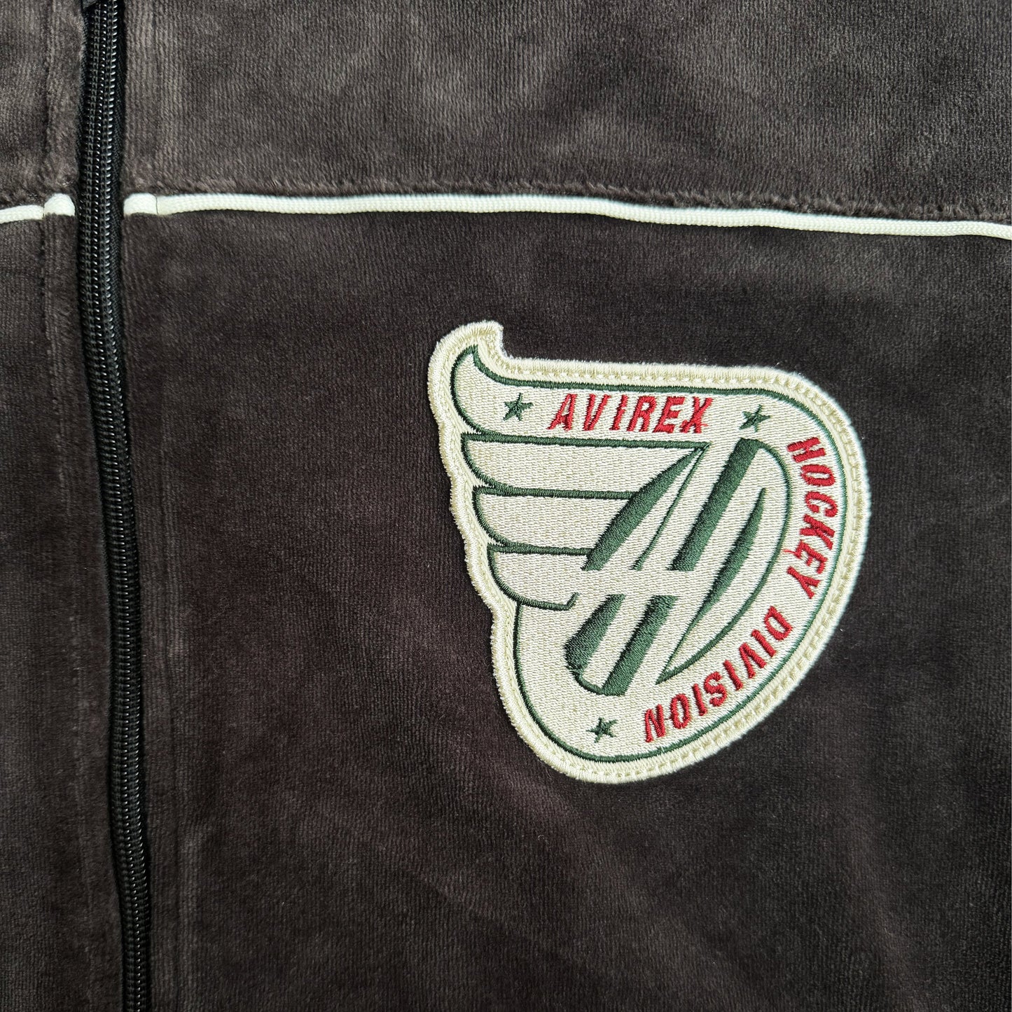 Avirex Velour Track Top 50th Anniversary Exclusive - L | Large, Brown