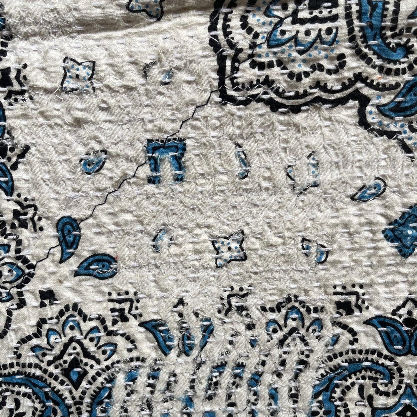 Boro Bandana Sashiko Distressed Jeans - W31"