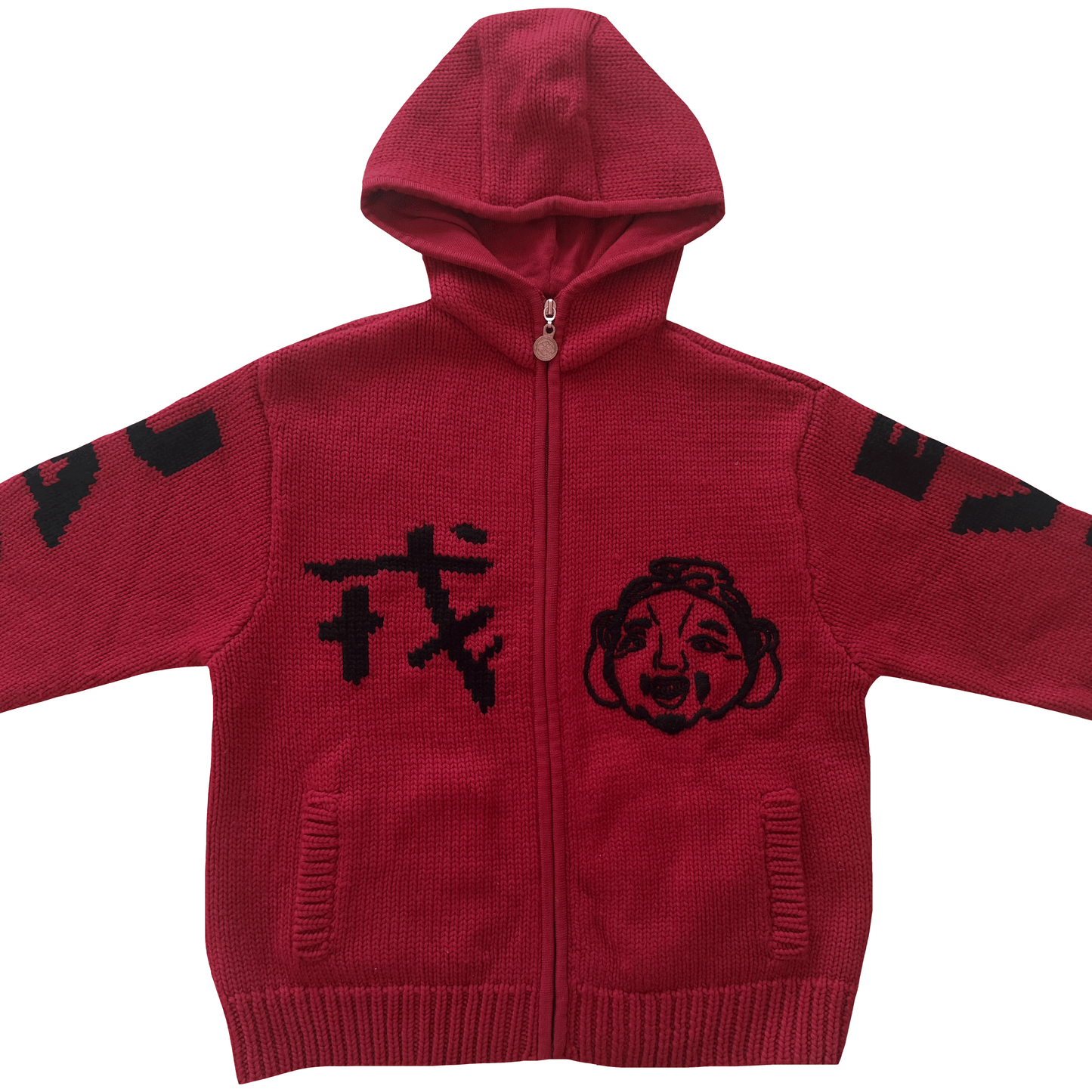 Evisu Cowichan Hoodie - M | S / M, Red