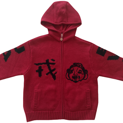 Evisu Cowichan Hoodie - M | S / M, Red