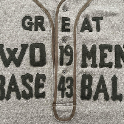 Kapital Great Women Baseball Henley Sweater Vest - XL