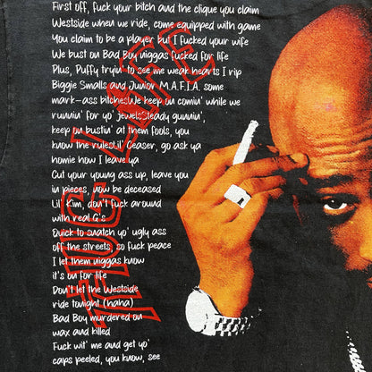 Tupac 'Hit Em Up' T-Shirt - XL