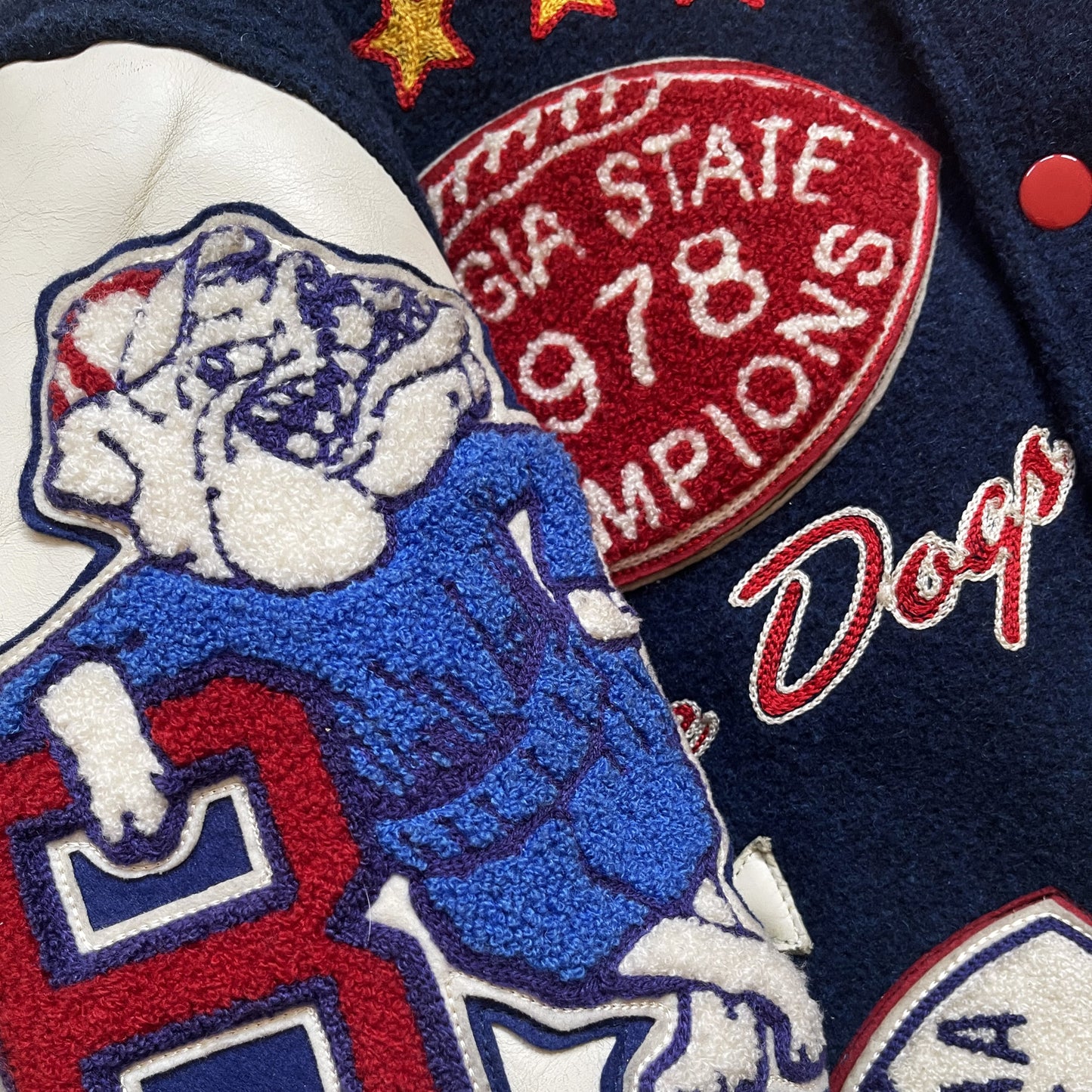 Whitesville 'Forest Park Bull Dogs' Varsity Jacket - M