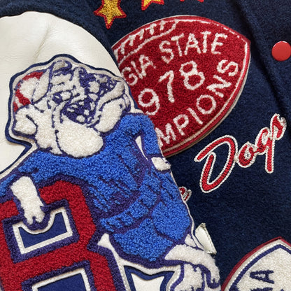 Whitesville 'Forest Park Bull Dogs' Varsity Jacket - M