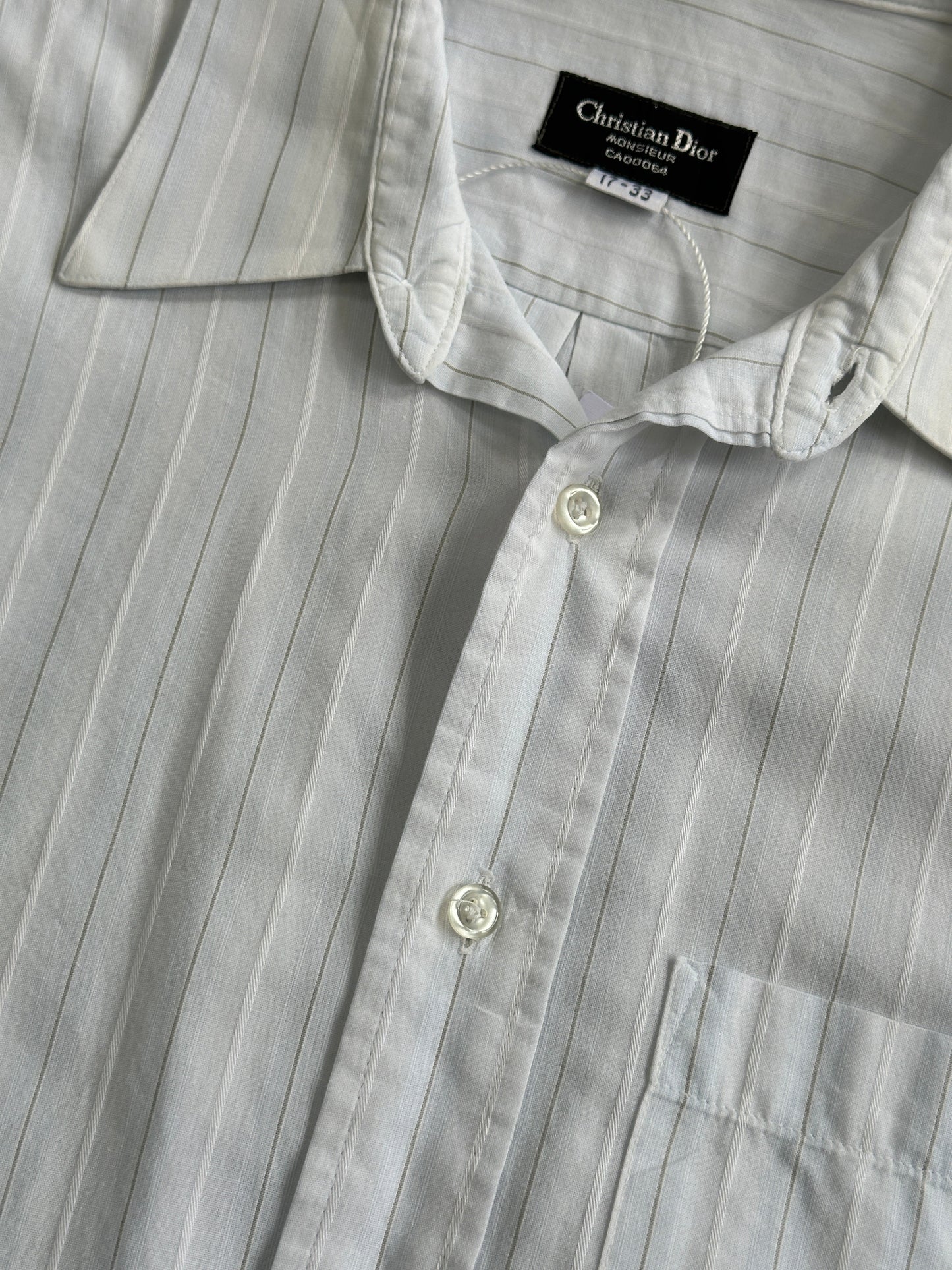 Christian Dior Monsieur Stripe Pure Cotton Shirt - XL