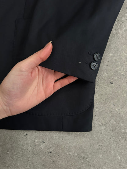 Louis Feraud x Loro Piana 1990s Pure Wool Double Breasted Blazer - 40R/L