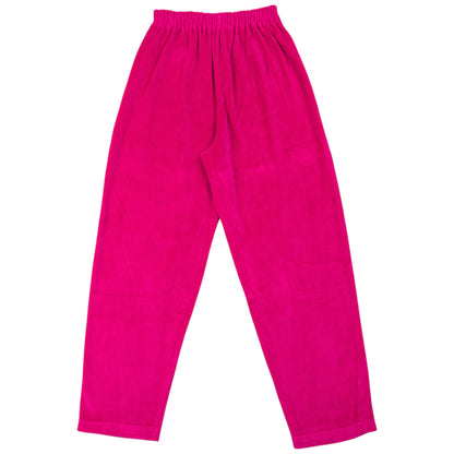 Vintage 90s YSL Yves Saint Laurent Velour Lounge Set Womens Size M | Medium, Pink