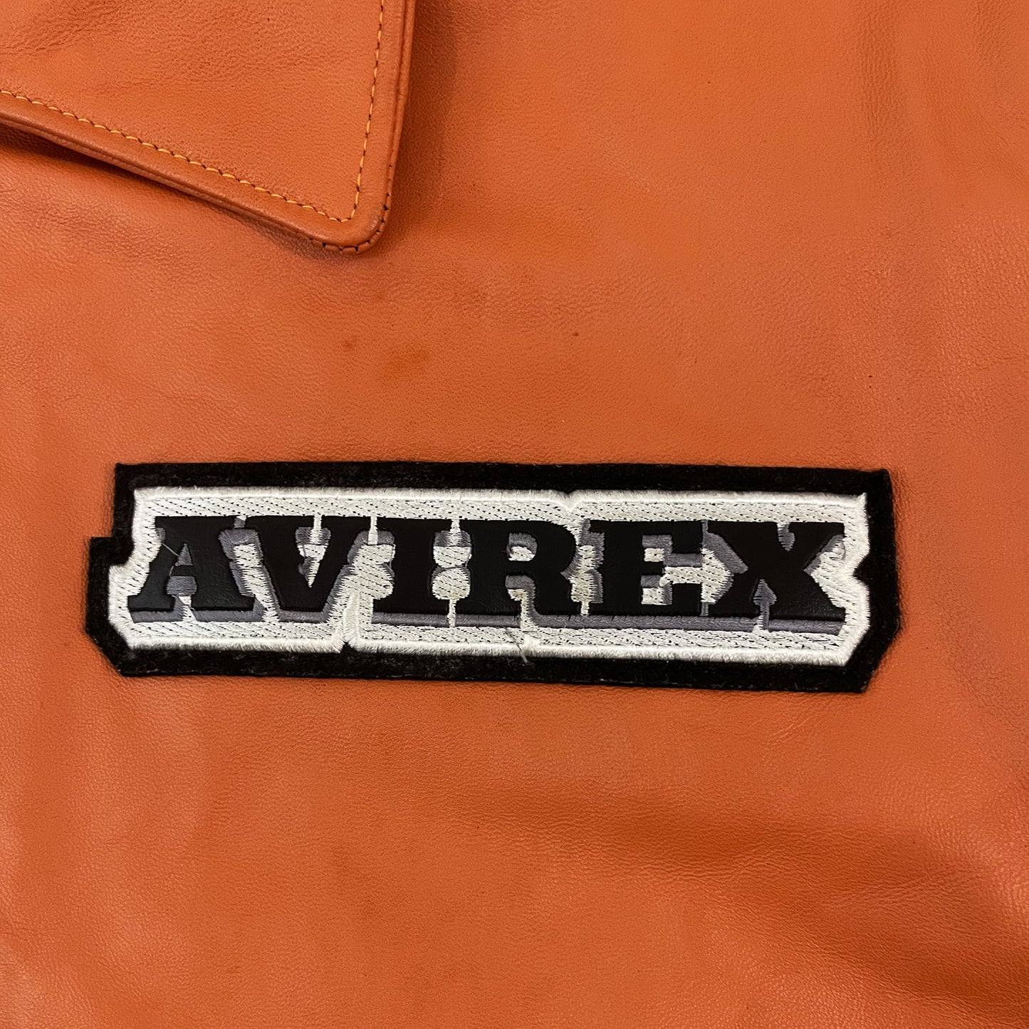 Avirex Hi-Rollers Leather Varsity Jacket - M