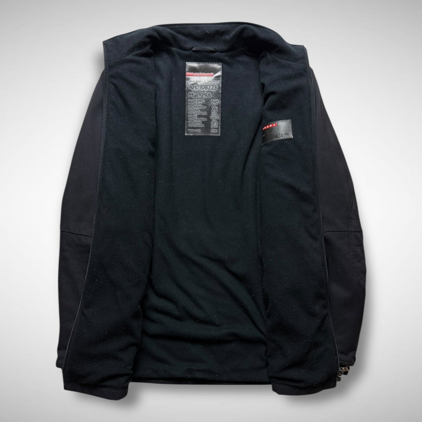 Prada Linea Rossa Riot Collar Belted Jacket (FW1999)