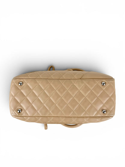 2005 Chanel Cambon Leather Bowling Handbag | O/S, Multicoloured