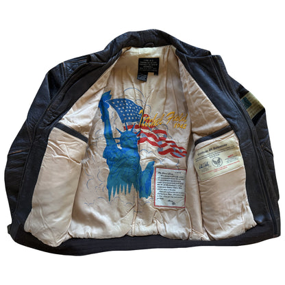 Avirex 'Sleepy-Time Gal' A2 Leather Flight Jacket - XS / S