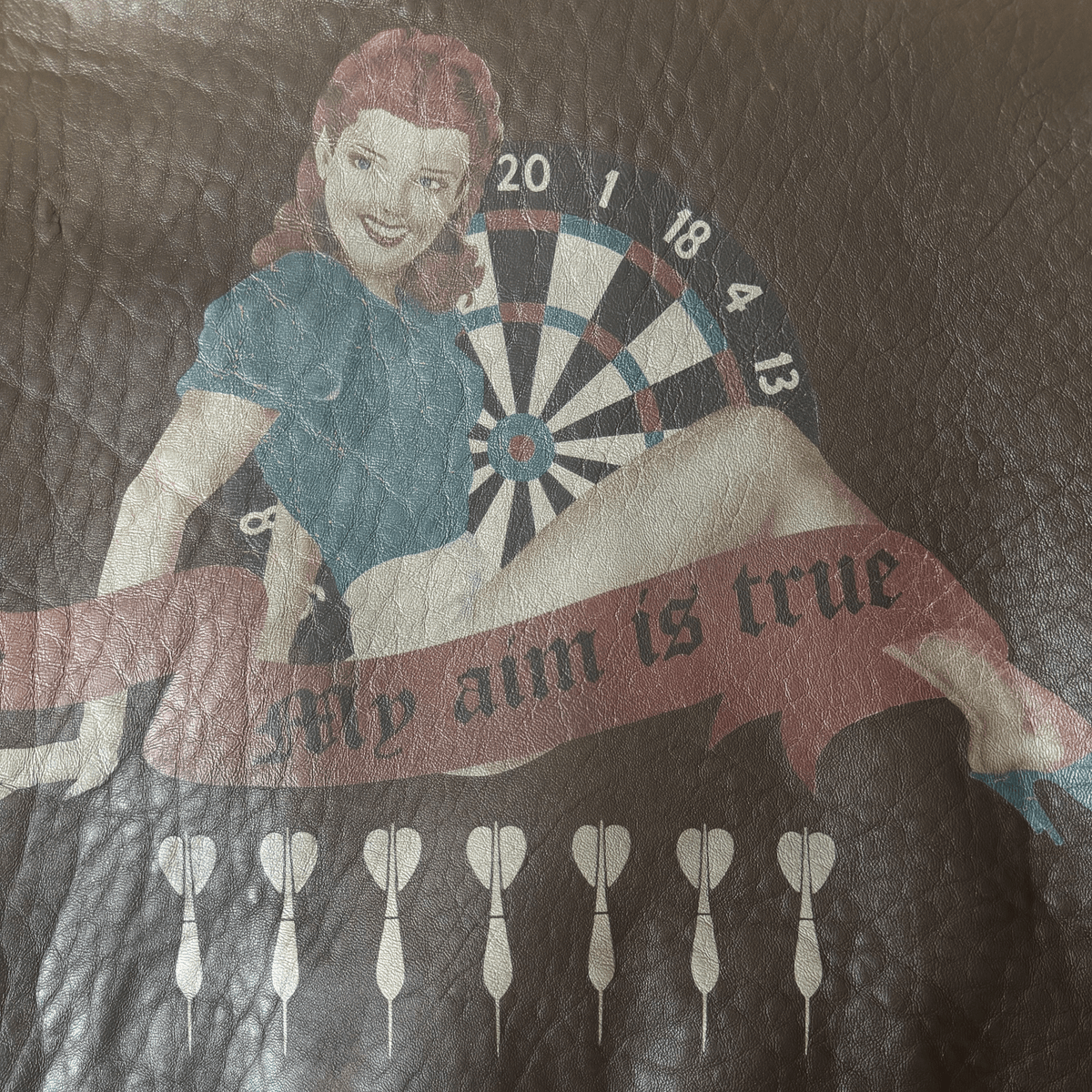 Avirex 'My Aim Is True' 1989 A2 Leather Flight Jacket - M / L | M / L, Red
