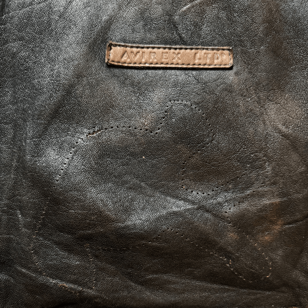Avirex 'China Doll' 1987 A2 Leather Flight Jacket - XL | XL, Red