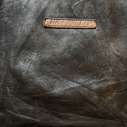 Avirex 'China Doll' 1987 A2 Leather Flight Jacket - XL | XL, Red