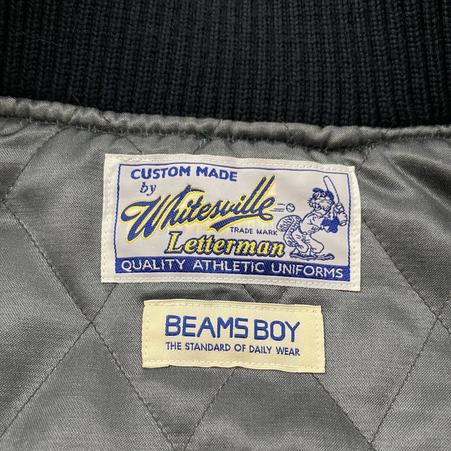 Whitesville x Beams Varsity Jacket - M