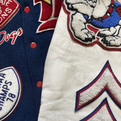 Whitesville 'Forest Park Bull Dogs' Varsity Jacket - M