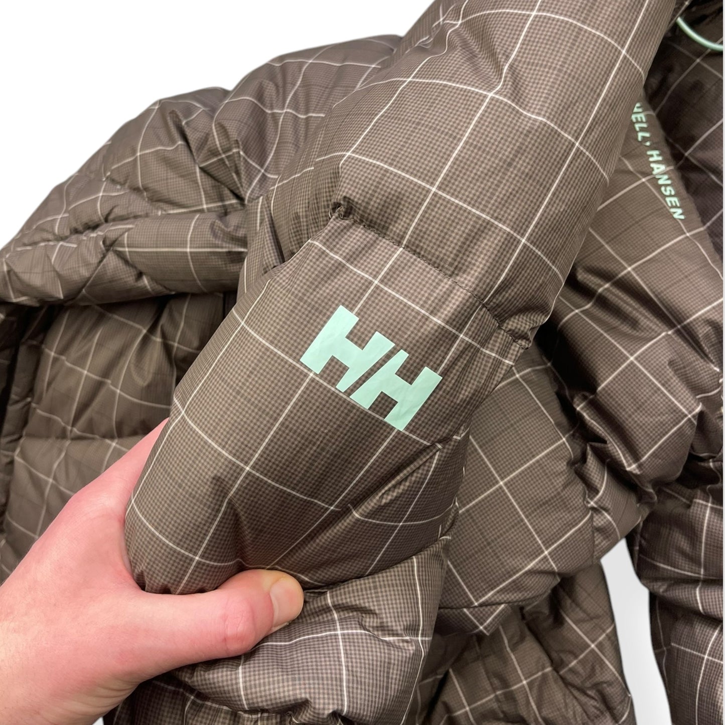 Helly Hansen Plaid Puffer Jacket (M) | Default Title, Multicoloured