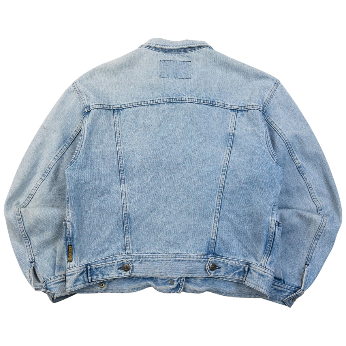 Vintage 90s Armani Jeans Button Up Denim Jacket Womens Size M | Medium, Blue