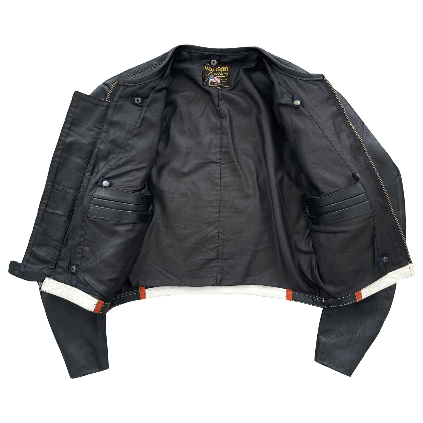 Vanson Leathers Bart Motorcycle Racer Jacket - S