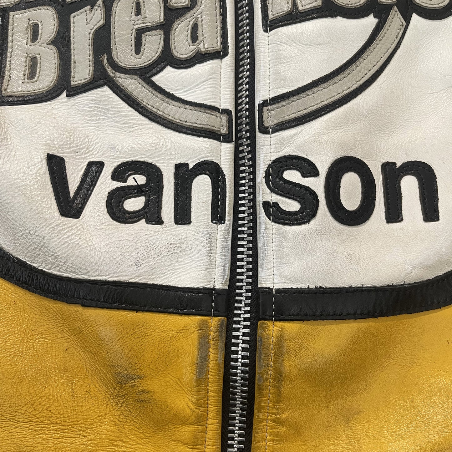 Vanson Leathers x Yellow Corn Motorcycle Racer Jacket - M