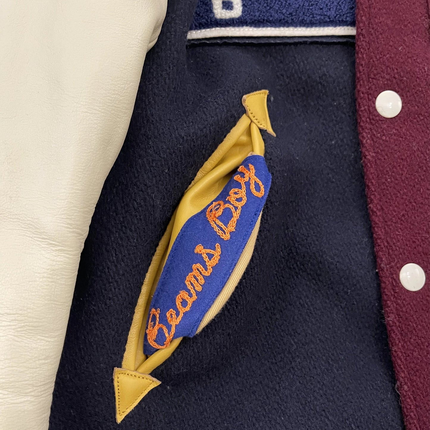 Whitesville x Beams Varsity Jacket - M