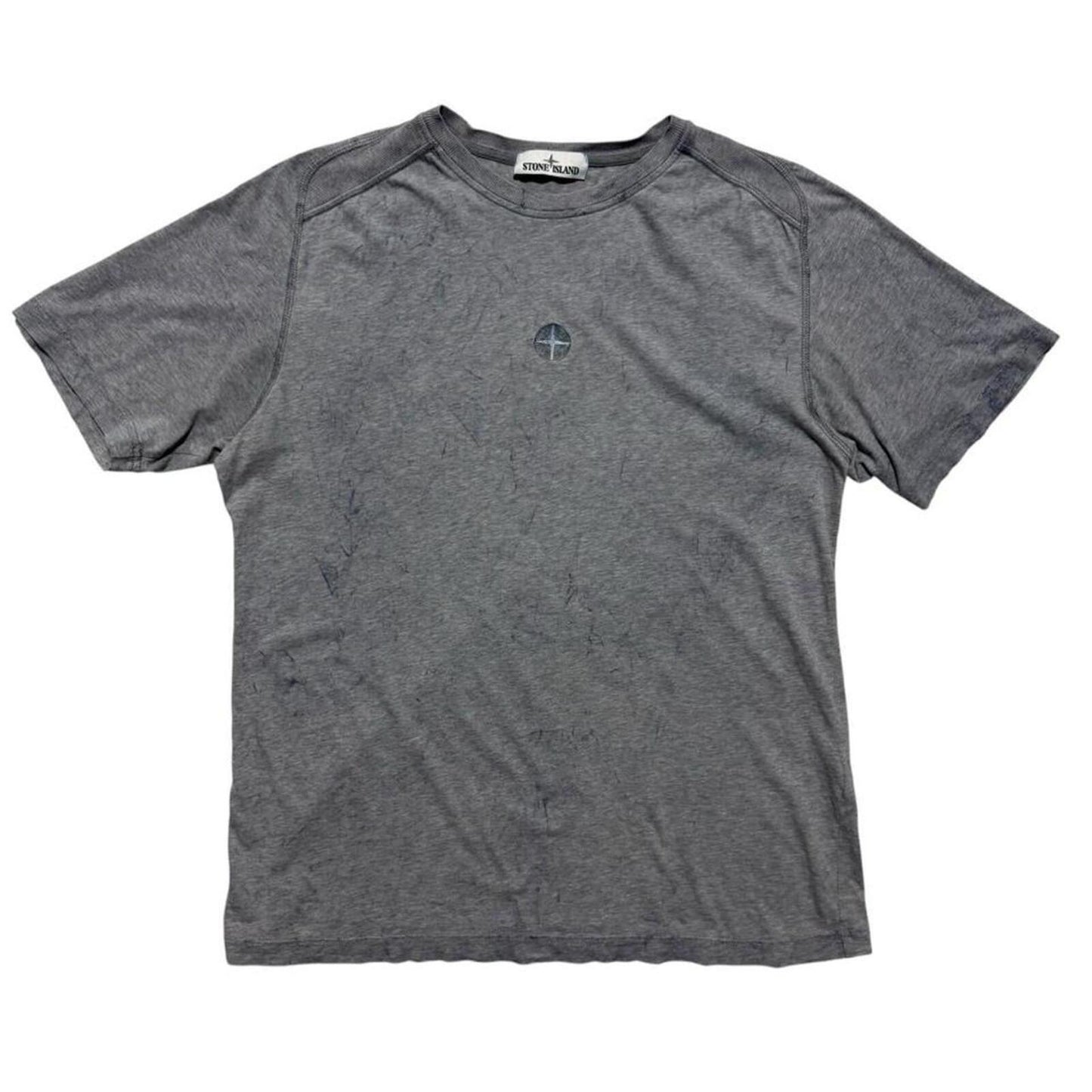 Stone Island Blue Dust Treatment T-Shirt | Large, Blue