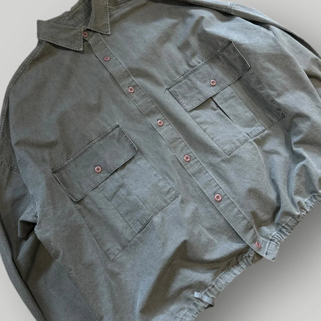 Farmers Market by Anglan Balloon Style Cinched Over-shirt XL