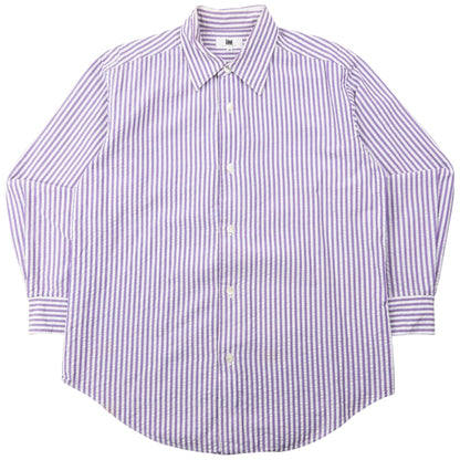 Vintage 90s Issey Miyake Striped Long Sleeve Button Up Shirt Size S