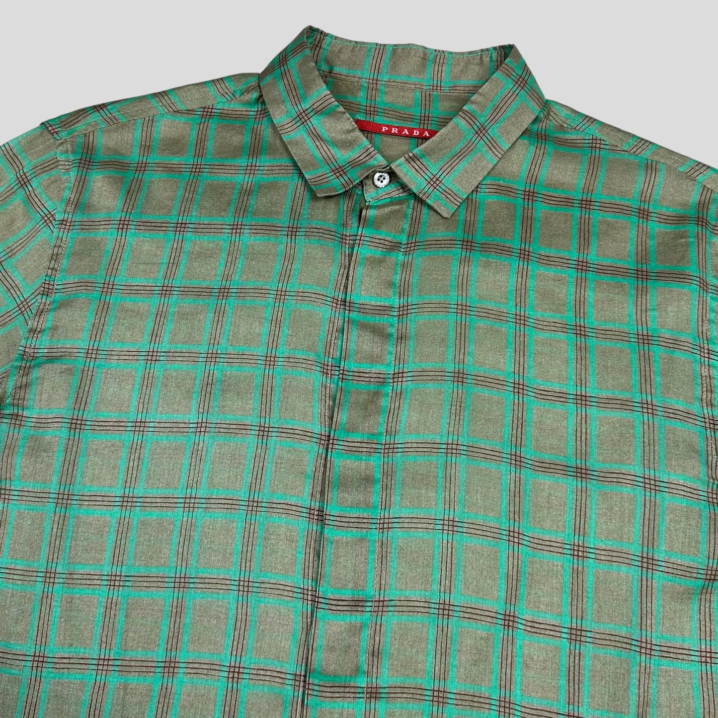 Prada Sport 2007 Neo-plaid Shirt - M