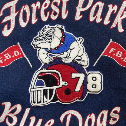 Whitesville 'Forest Park Bull Dogs' Varsity Jacket - M