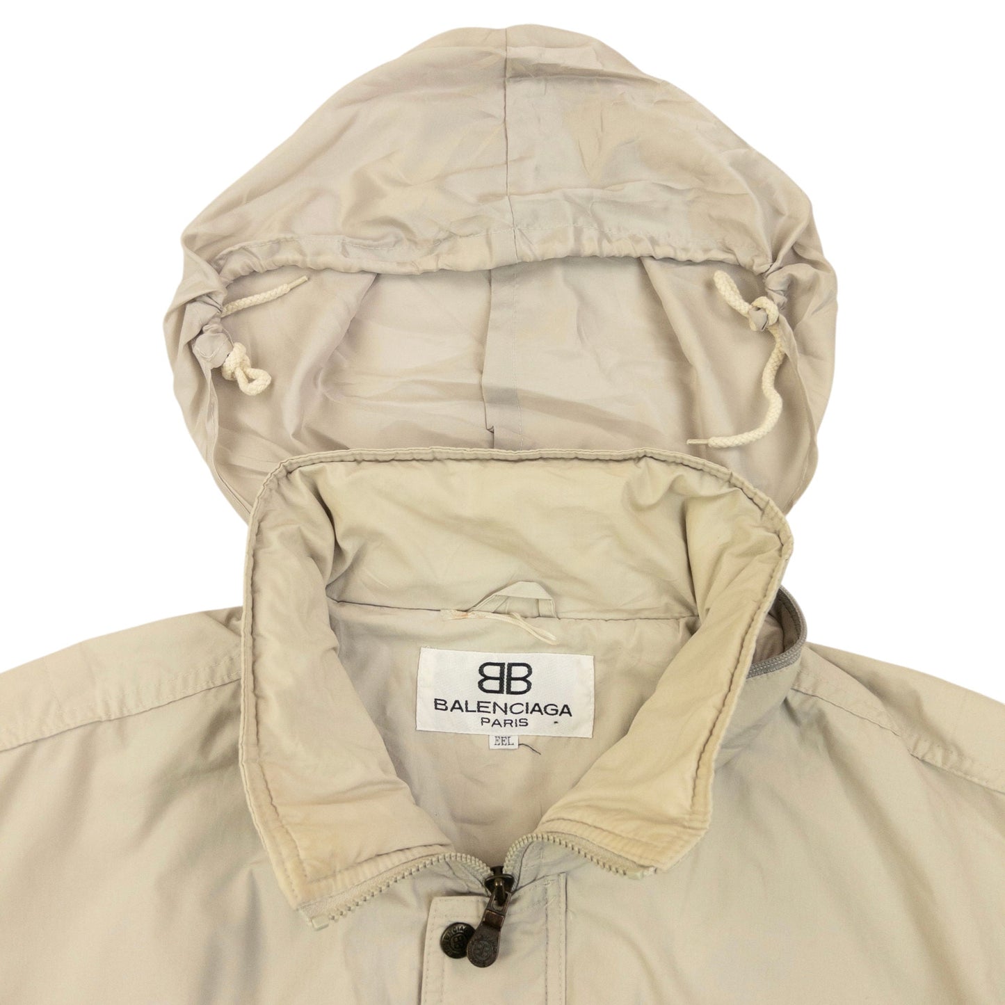 Vintage 90s Balenciaga Zip Up Jacket Size XL | XL, Cream