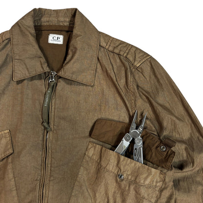 C.P. Company 2007 Garment Dyed Field Jacket L | Large, Olive