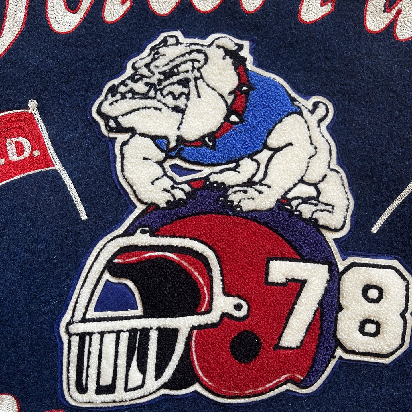 Whitesville 'Forest Park Bull Dogs' Varsity Jacket - M