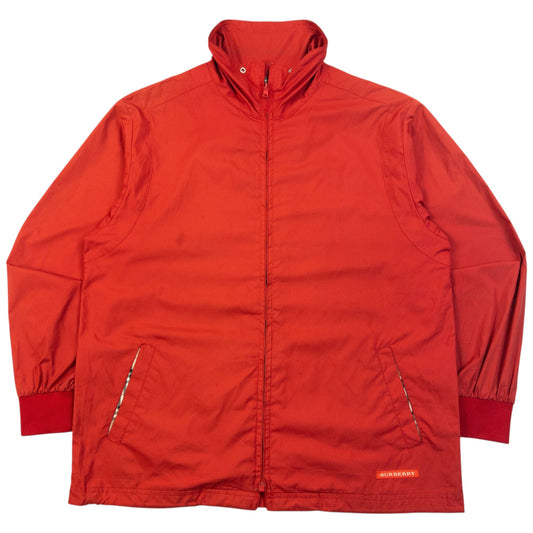 Vintage 2000s Burberry Lightweight Zip Up Jacket Size XS | XS, Red