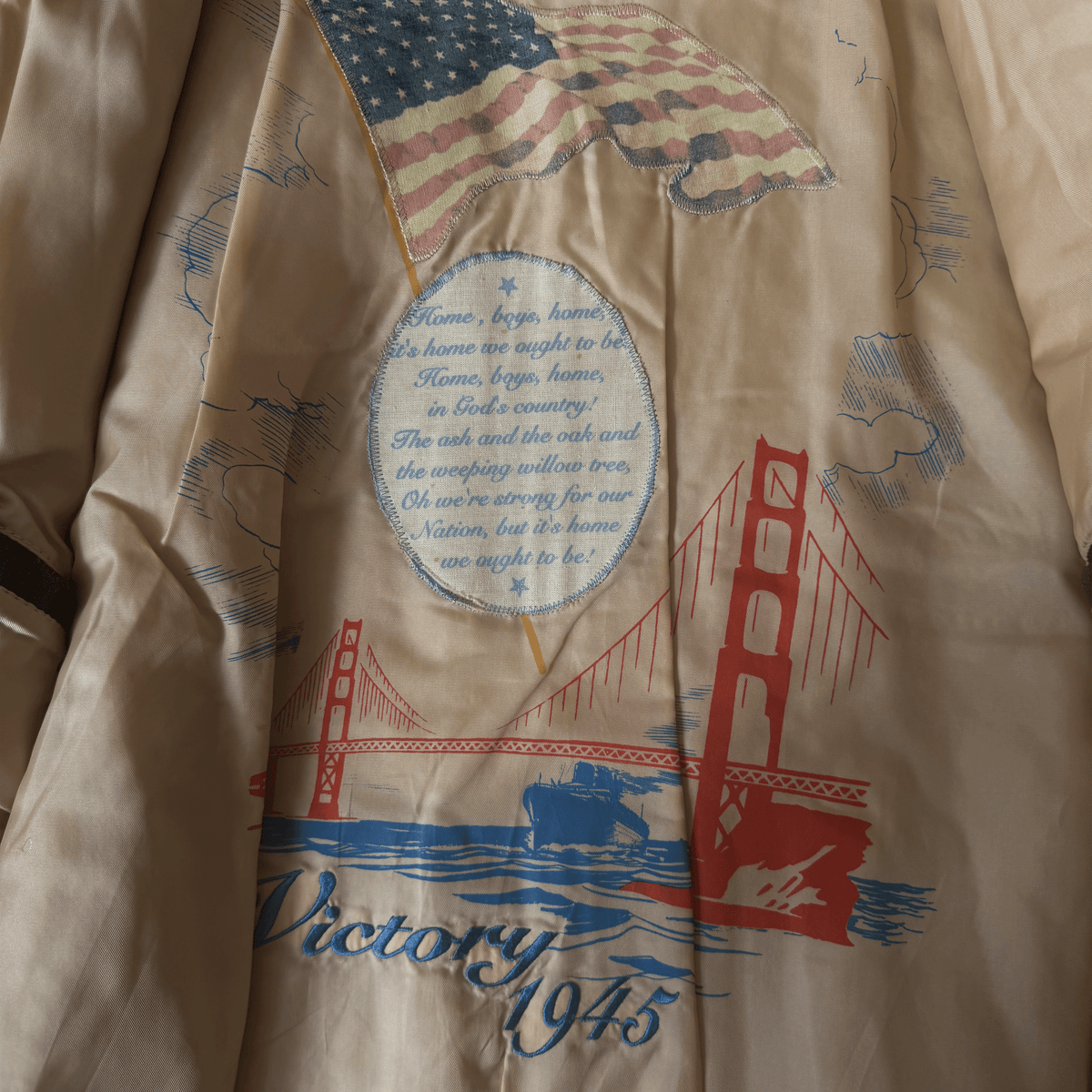 Avirex 'My Aim Is True' 1989 A2 Leather Flight Jacket - M / L | M / L, Red
