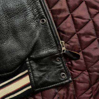 Avirex 'Sioux Chiefs' Leather Varsity Jacket - M